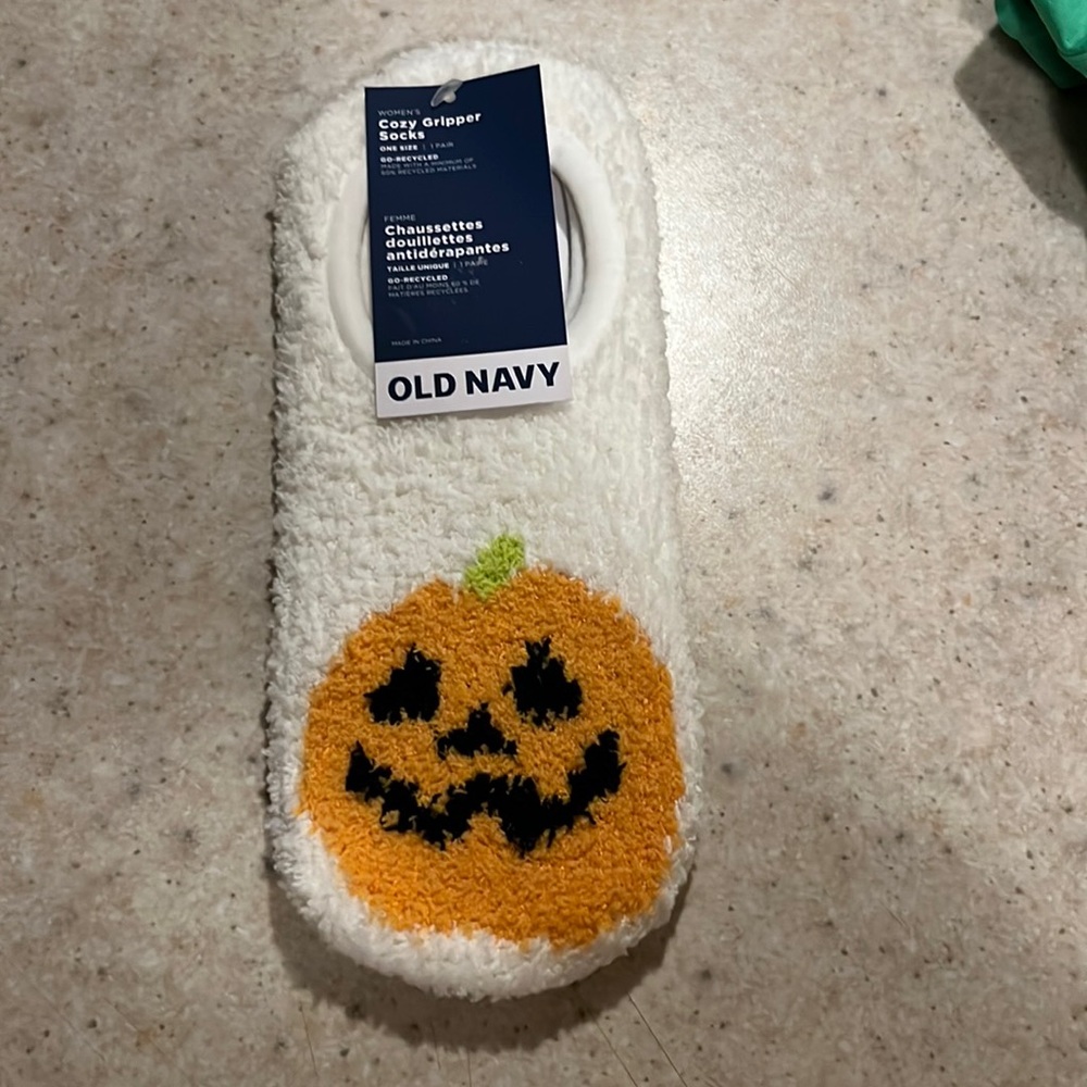 Old Navy Cozy Gripper Socks